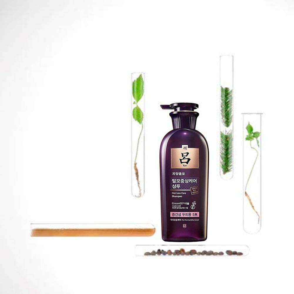 Ryo Hair Strength Expert Care Shampoo final look reveals smooth, refreshed scalp.