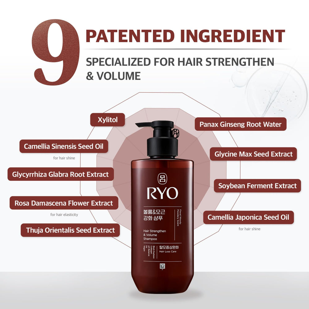 Triple Collagen et riz Yeoju : soin renforçant la texture des cheveux.