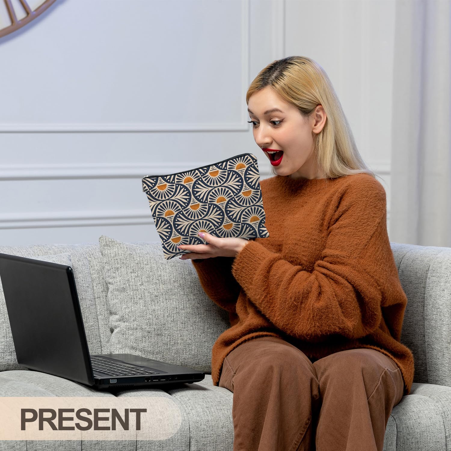 RYYCDOI sac maquillage cadeau parfait, style inspirant pour offrir.