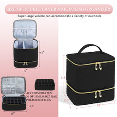 RZMAYIS compartiment supérieur pour lampe à ongles et outils, accès rapide.