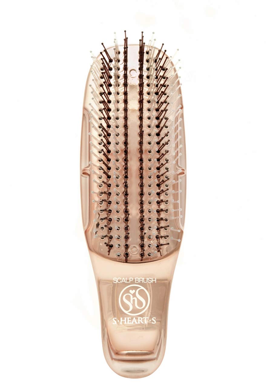 Brosse s-heart-s avec brins nylon durables pour une utilisation longue.