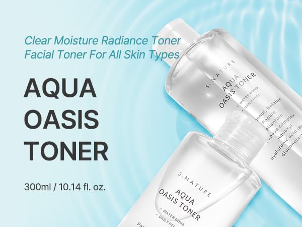 S.NATURE Tonique Aqua Oasis : texture légère déposée sur peau propre