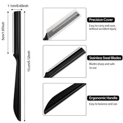 Rasoir S.T. Friends sourcils avec lame inox durable et précise.