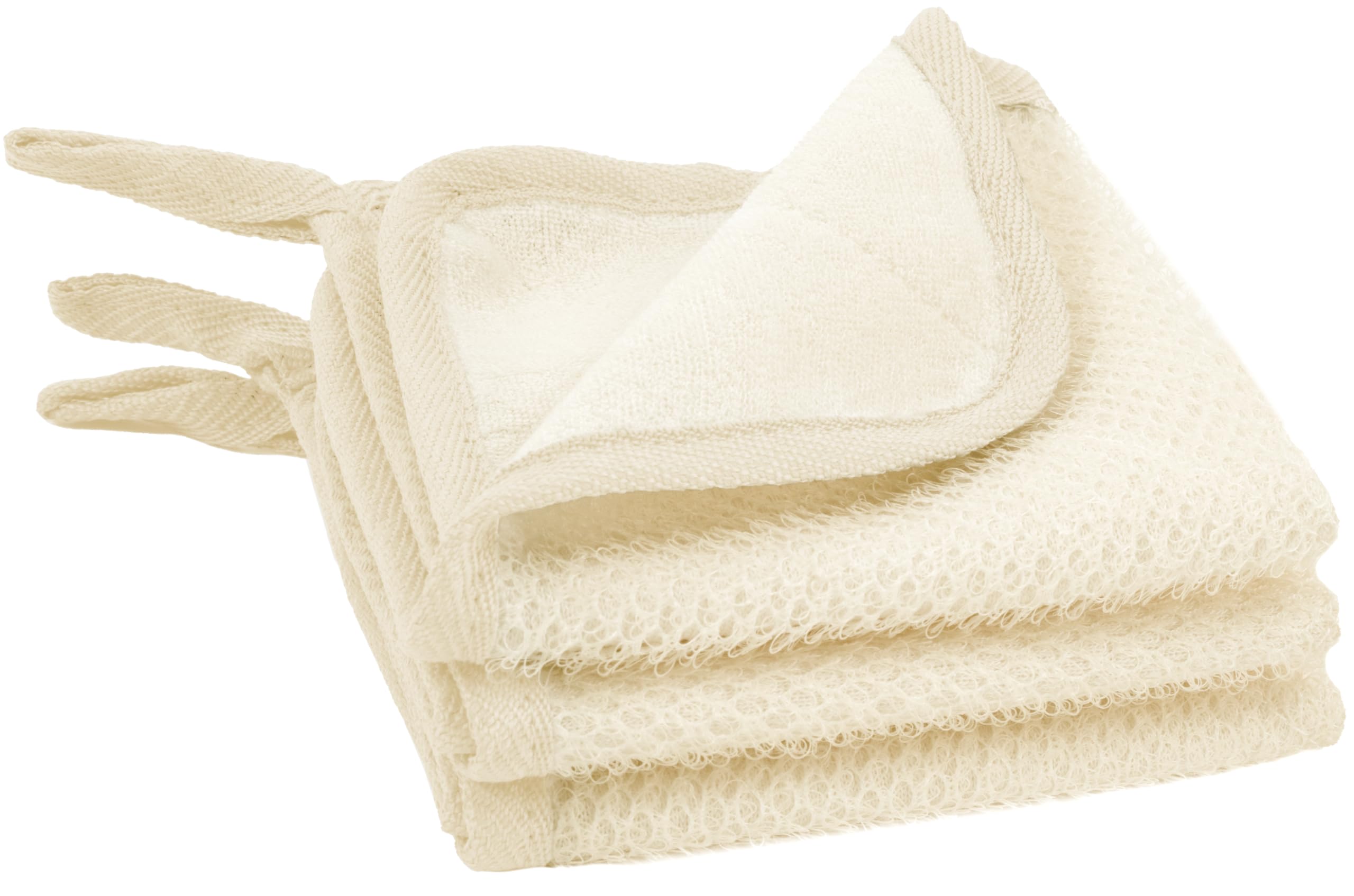 Gant exfoliant double-face S&T INC. visage et corps pour exfolier en douceur.