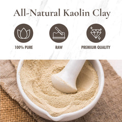 SAAQIN Rhassoul Argile, peau purifiée et tonifiée après application.