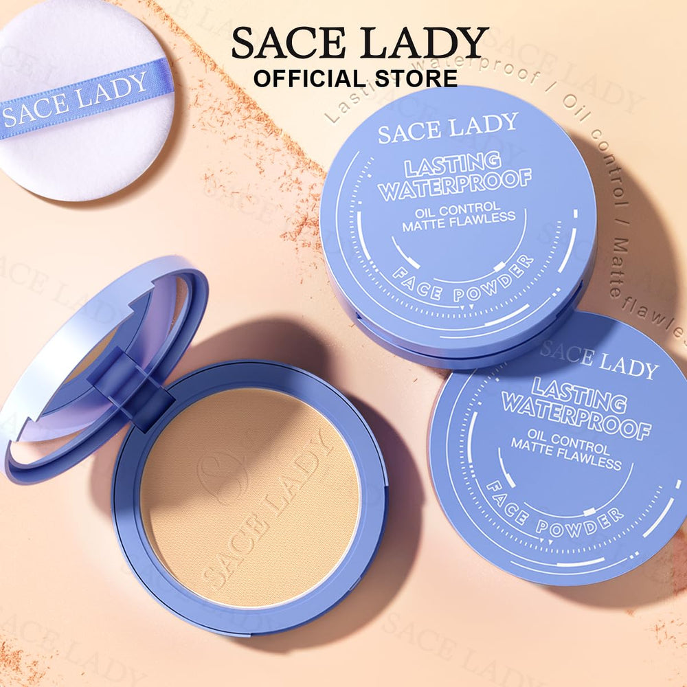 SACE LADY 0.35oz travel-size compact for convenient makeup.