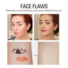 Couverture des imperfections avec SACE LADY pour un teint homogène.