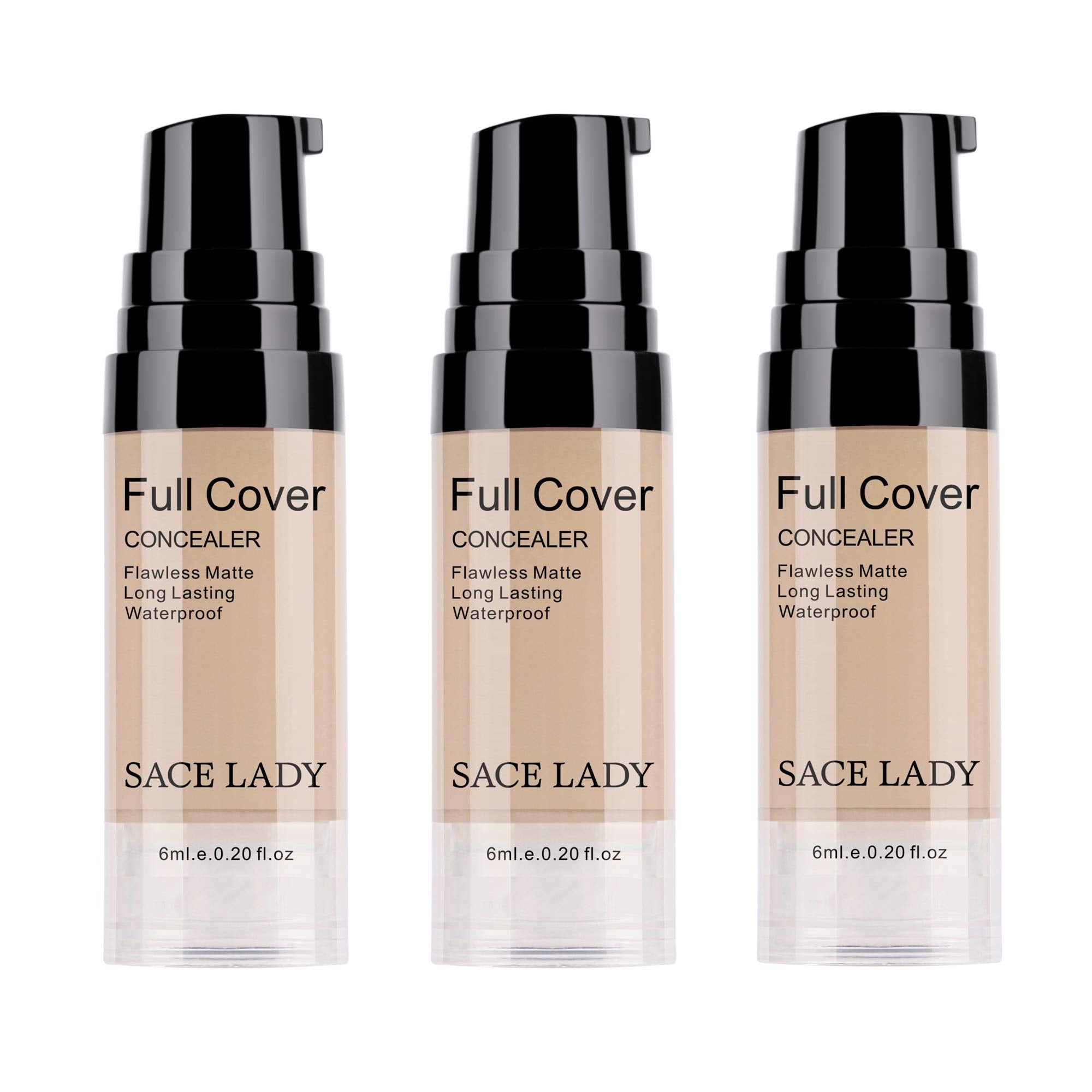 SACE LADY concealer emballage triple pratique pour le rangement.