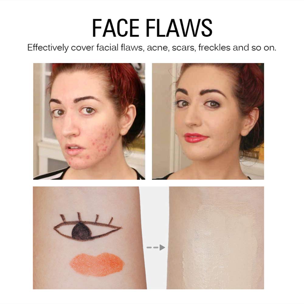 SACE LADY Application avec éponge douce pour une couvrance légère et naturelle.
