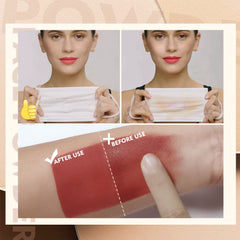 SACE LADY oil-control powder absorbs oil for shine-free skin.