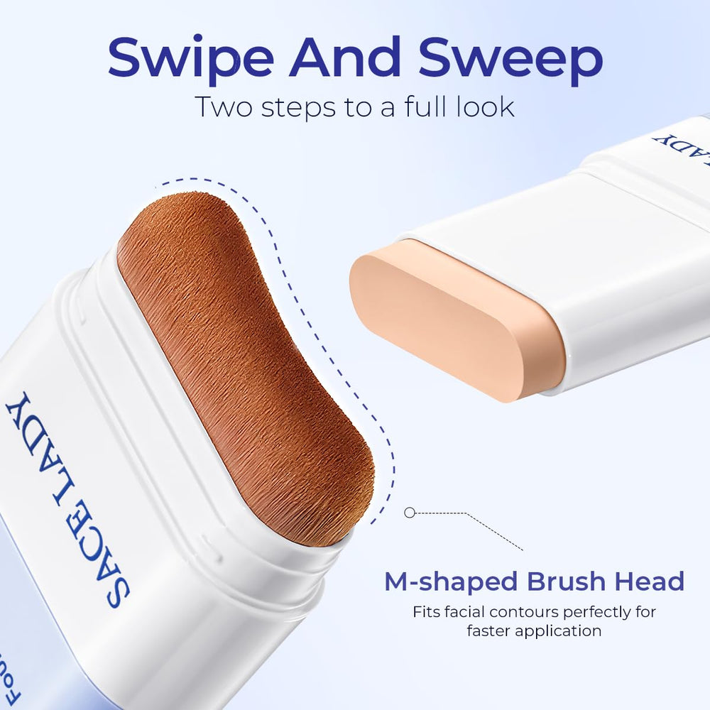 SACE LADY soft matte finish provides natural coverage