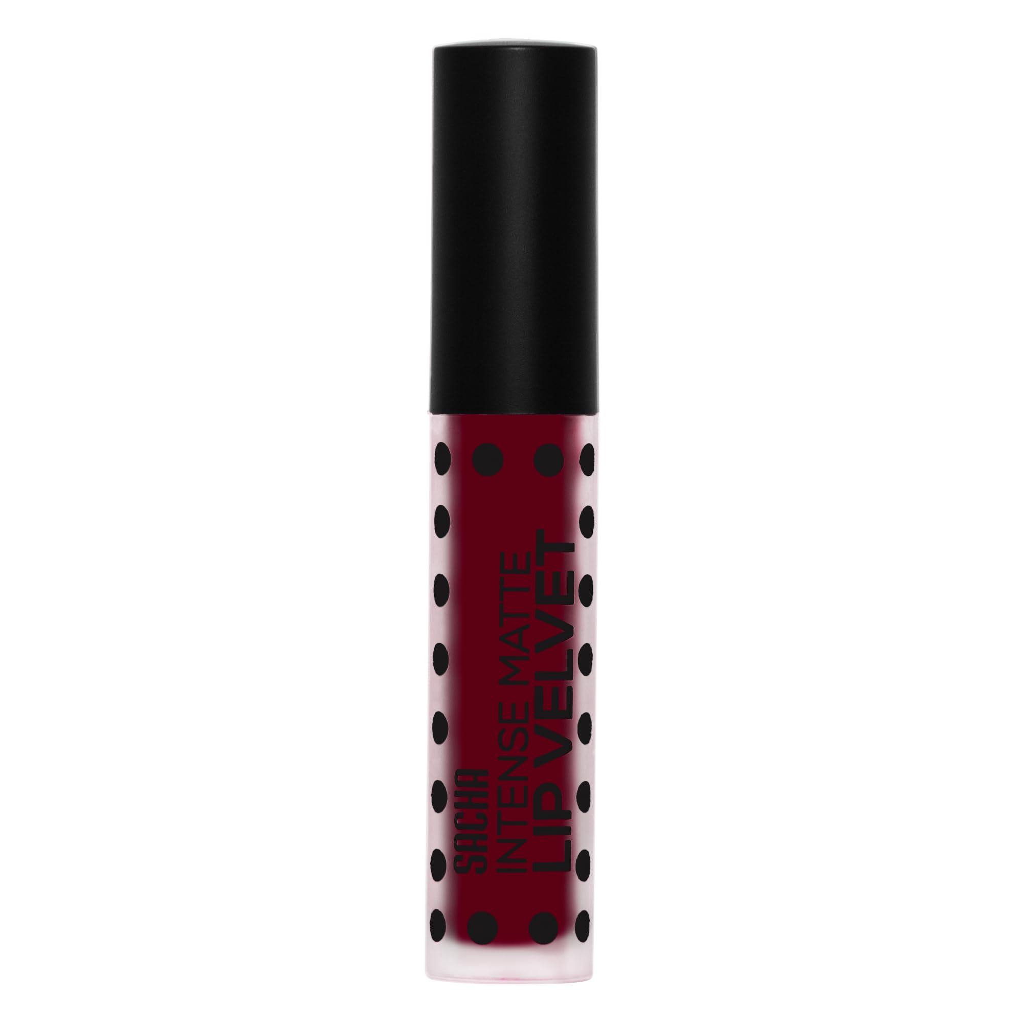 Application précise avec l’embout du Rouge Velours Liquide Sacha Cosmetics.