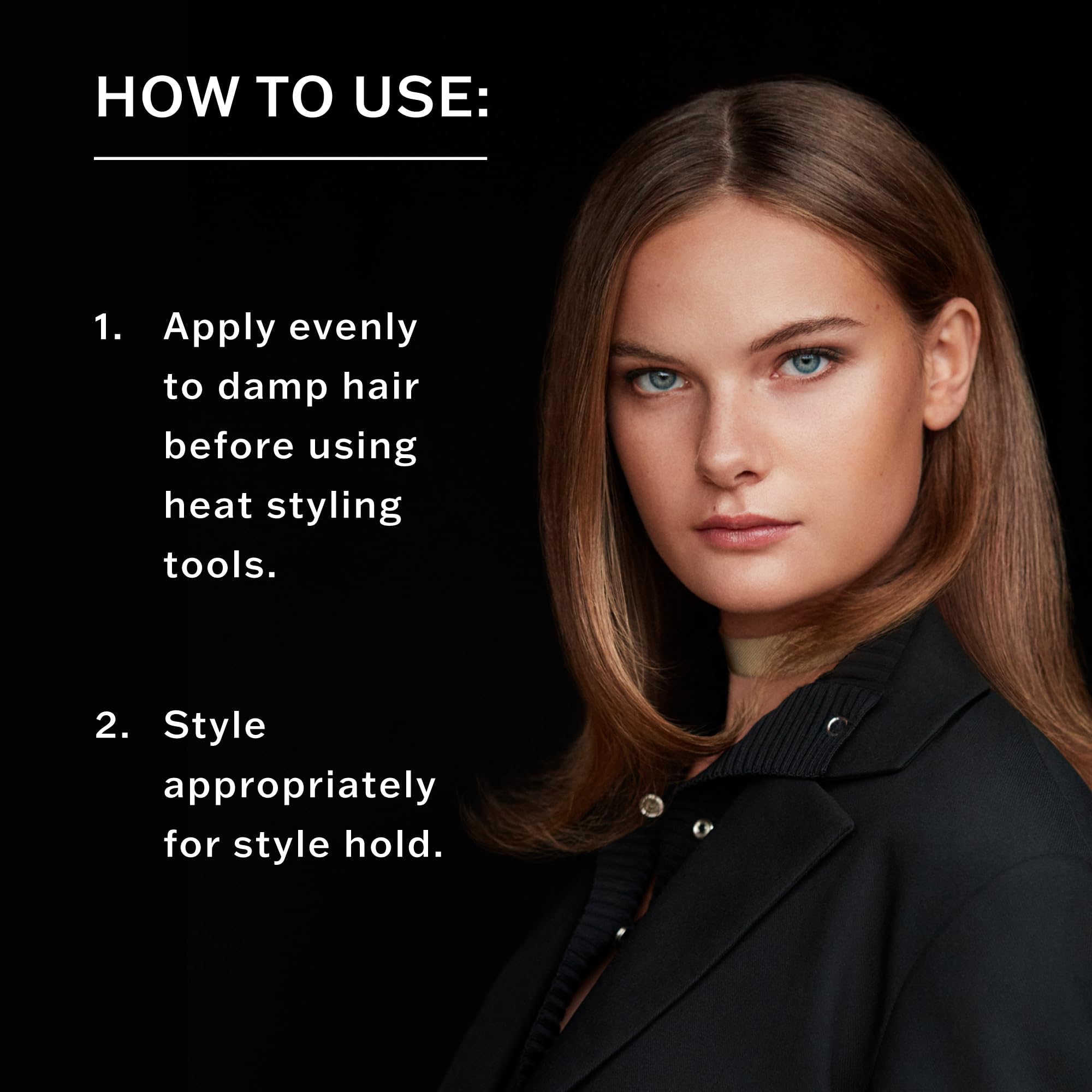 SACHAJUAN texture satinée pour cheveux lisses et brillants.