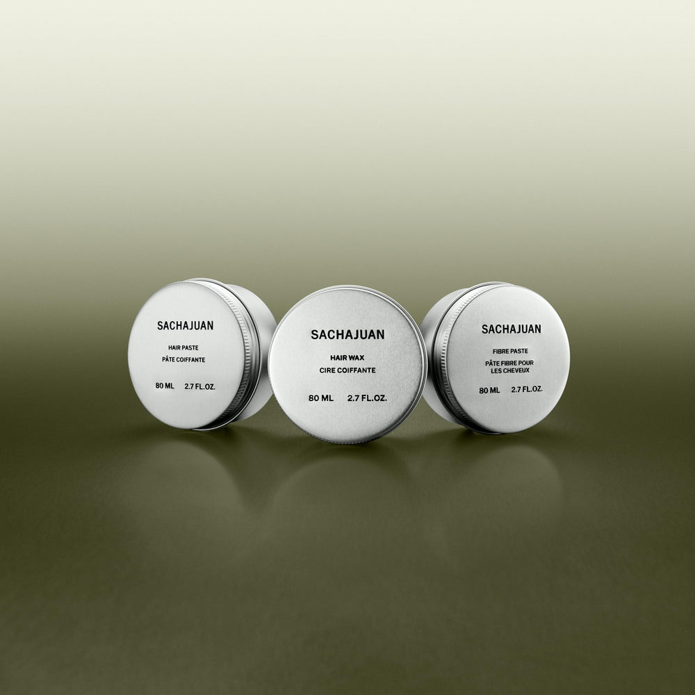 SACHAJUAN Hair Wax: application facile entre les doigts pour modeler.