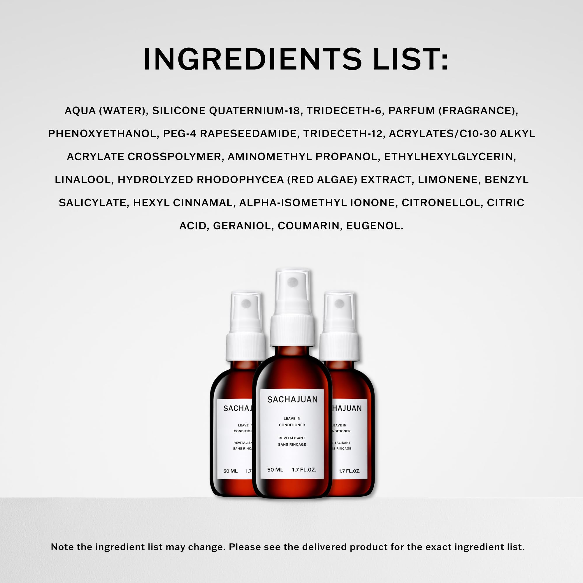SACHAJUAN Leave In Conditioner — scène de salon montrant l’usage quotidien polyvalent.