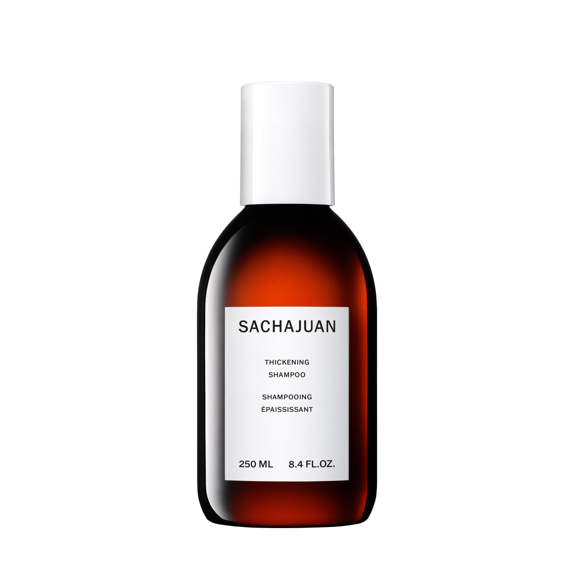 Shampoing épaisissant SACHAJUAN en flacon 250 ml, volume léger.