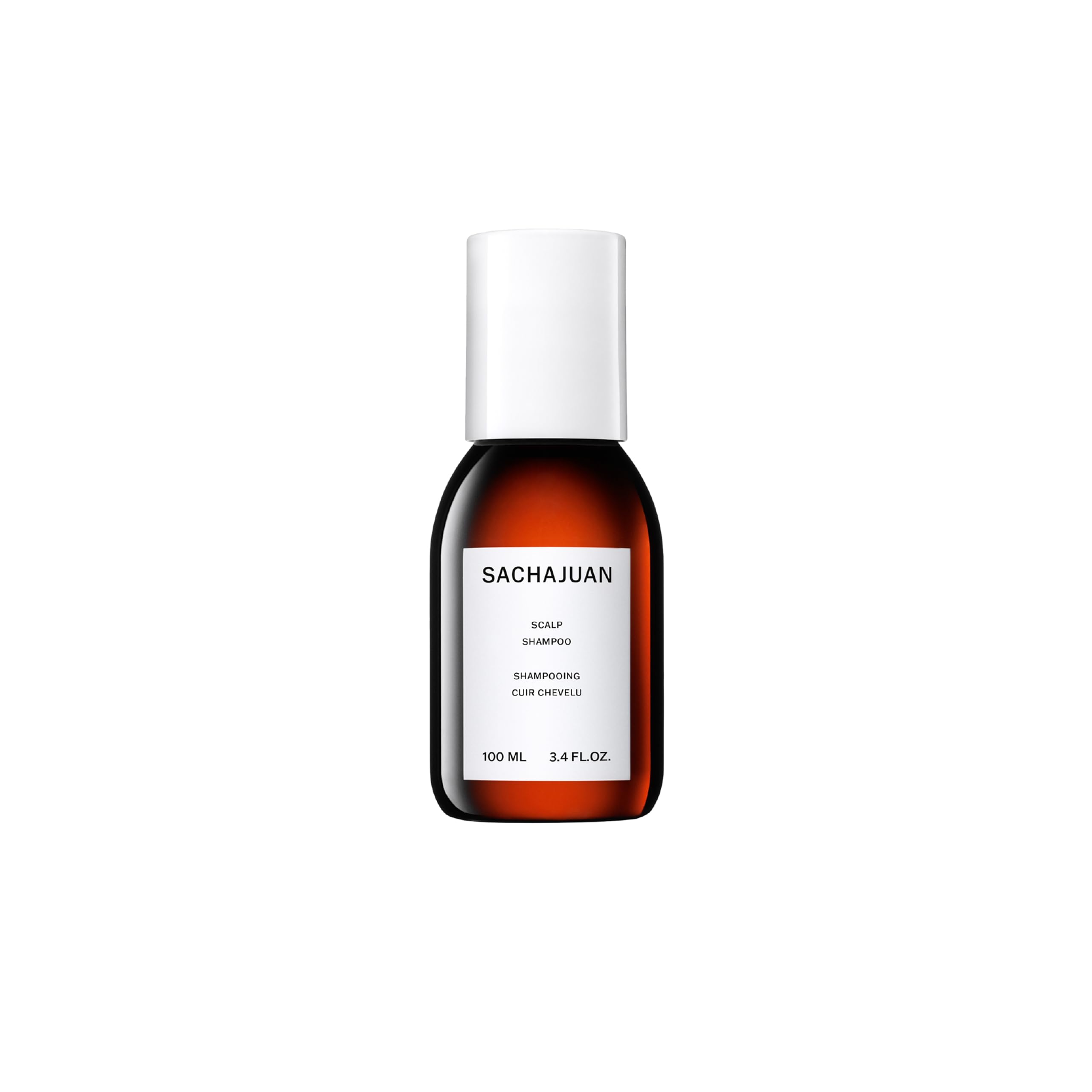 Shampoing SACHAJUAN en bouteille pour cuir chevelu équilibré et hydraté.