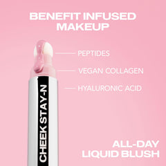 Sacheu Cheek STAY-N: nuance rosée idéale pour un éclat quotidien.