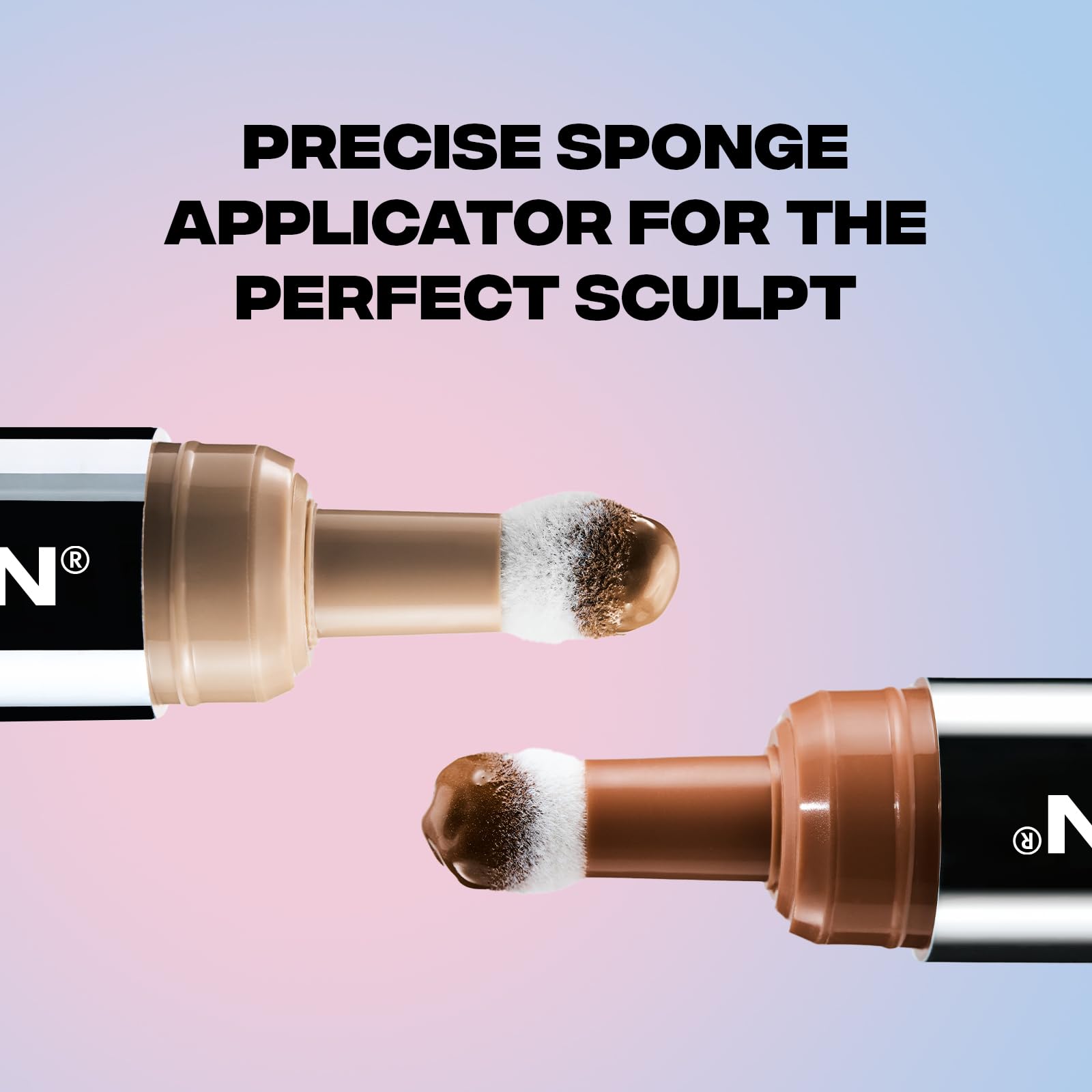 Sacheu Contour STAY-N: application précise sur tempes et pommettes.
