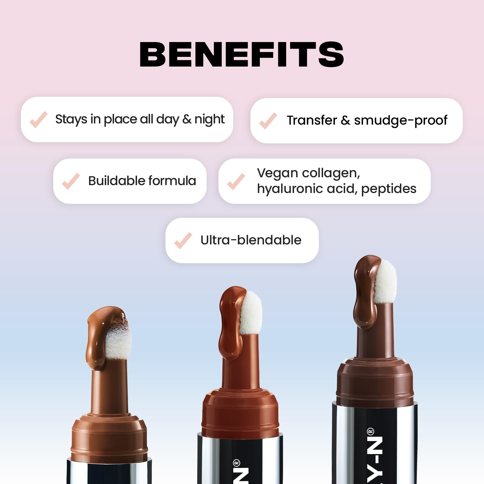 Sacheu Contour STAY-N: texture satinée qui s’étompe pour un contour naturel.