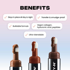 Sacheu Contour STAY-N: texture satinée qui s’étompe pour un contour naturel.