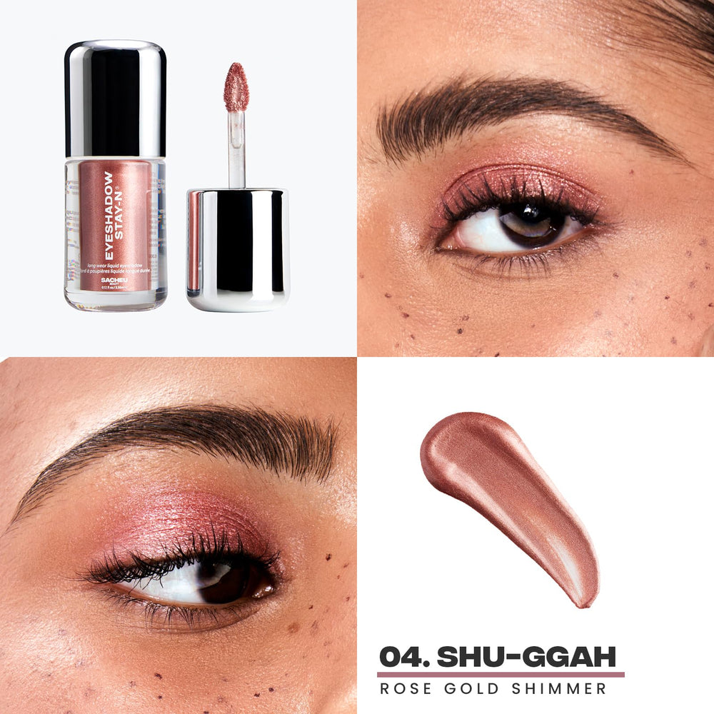 Sacheu Eyeshadow STAY-N, teinte matte intense pour un regard durable.
