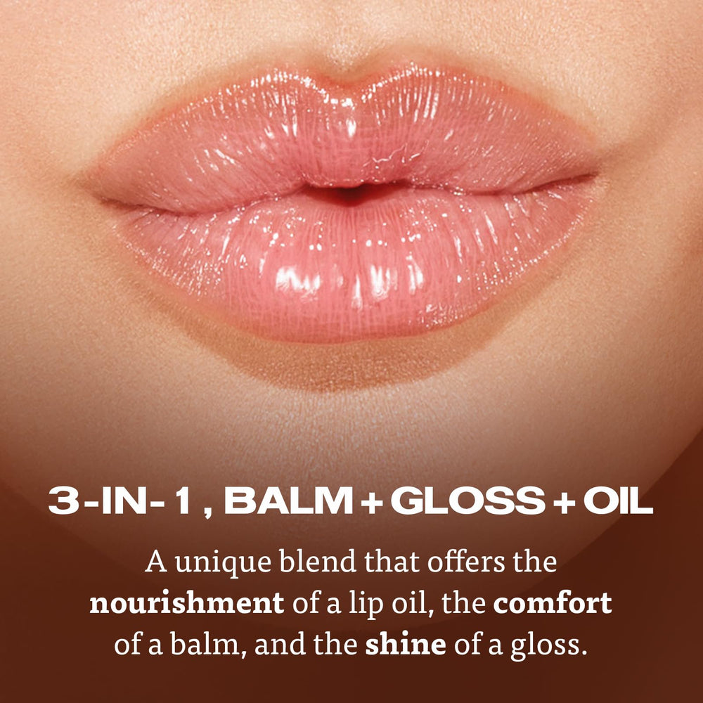 Sacheu Lip Elixir brillance gloss pour un fini éclatant.