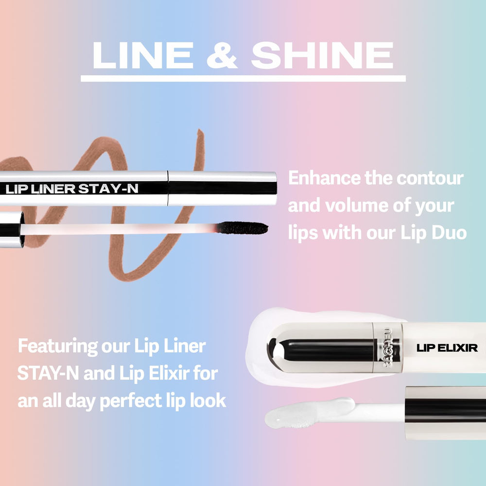 Texture non collante du Lip Elixir pour un fini léger et confortable.
