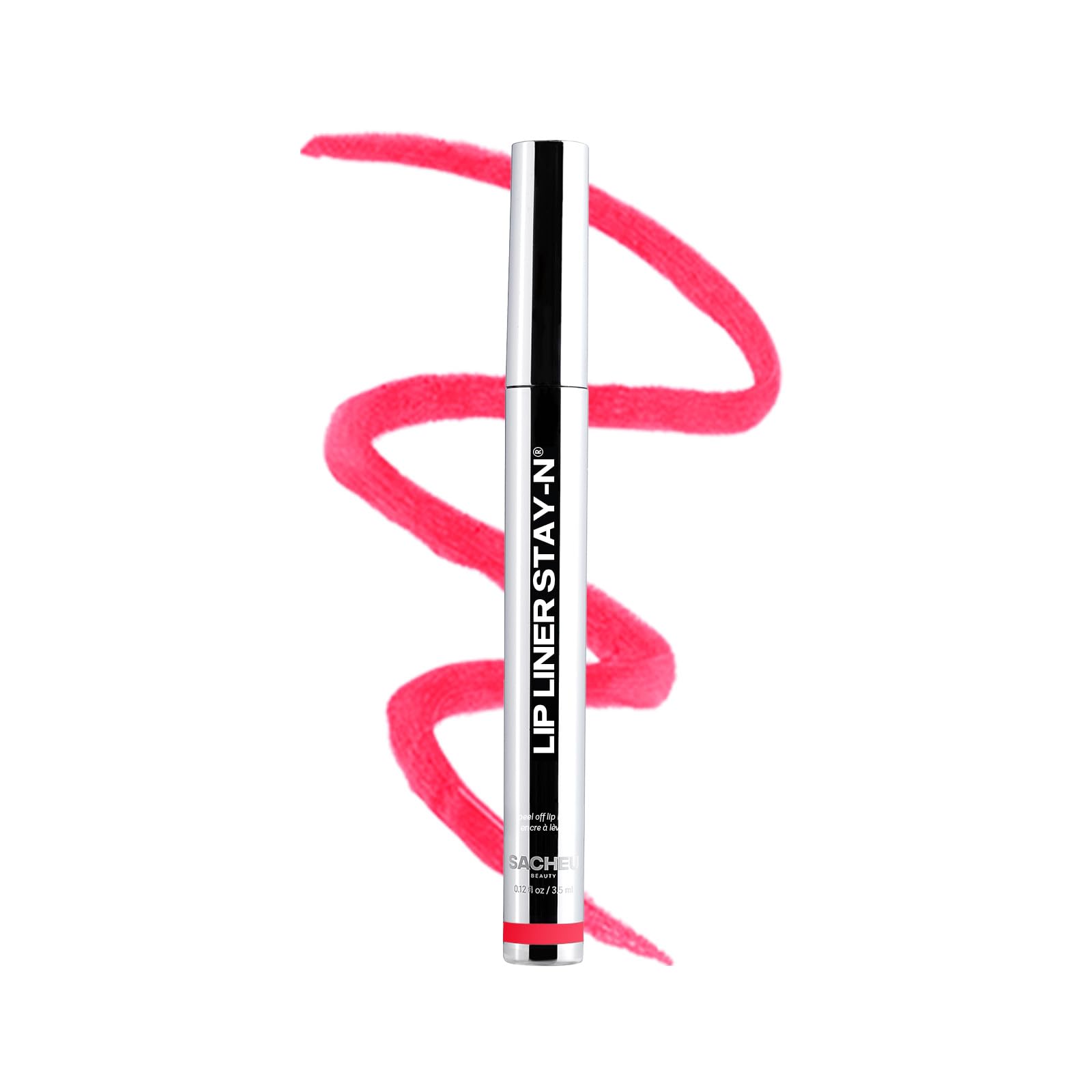Sacheu Lip Liner Stay-N Stain – emballage élégant et pratique pour une application rapide.
