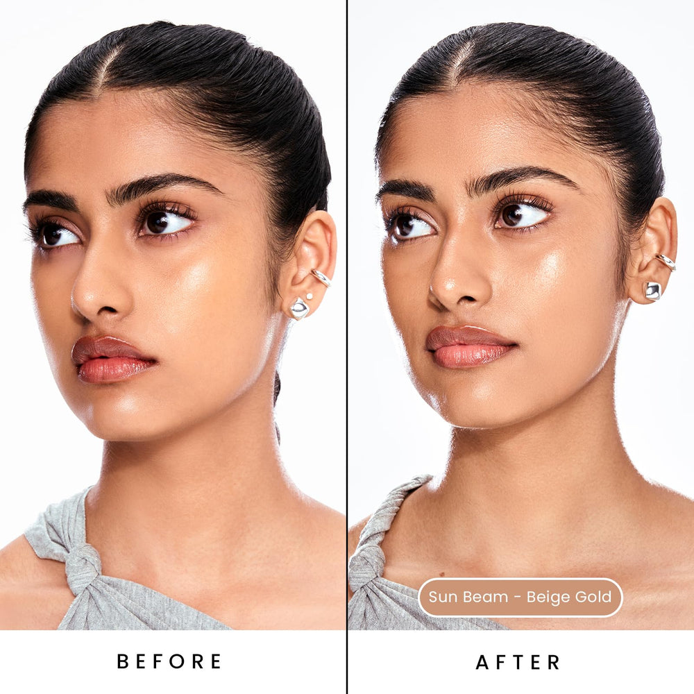 Sacheu Liquid Glow Stay-N échantillon sur la joue pour éclat