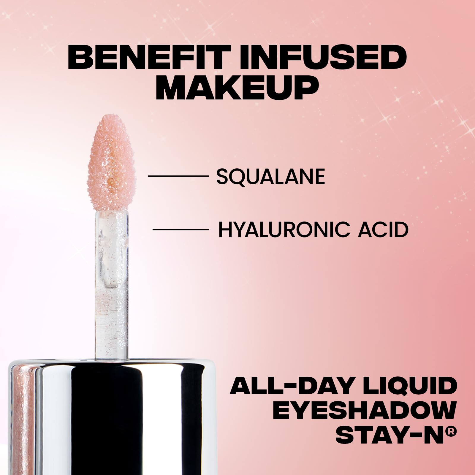 Sacheu STAY-N ombre liquide, finition irisée pour un éclat subtil.