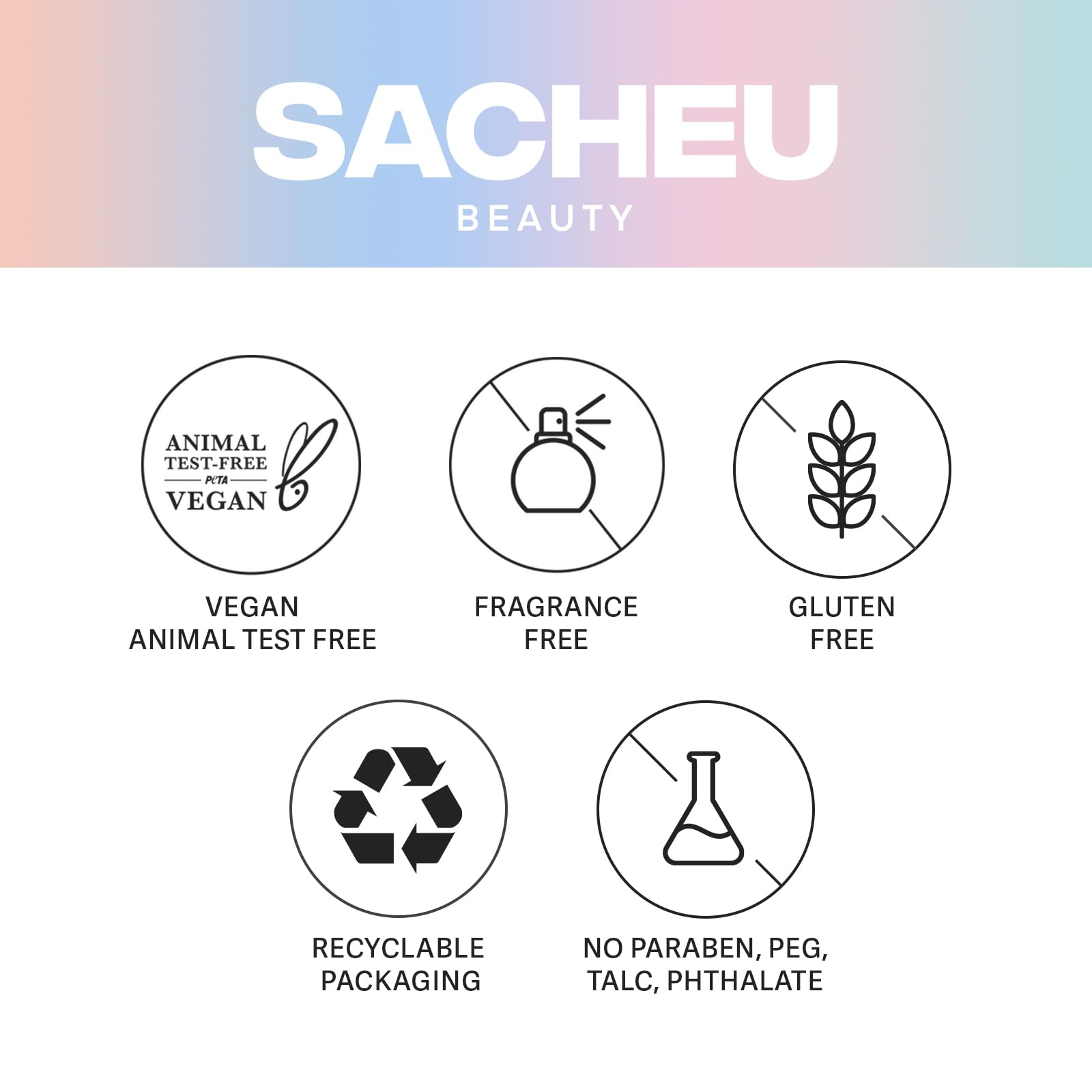 Sacheu Slick Skin: sérum polyvalent sans parfum pour routine hydratante.