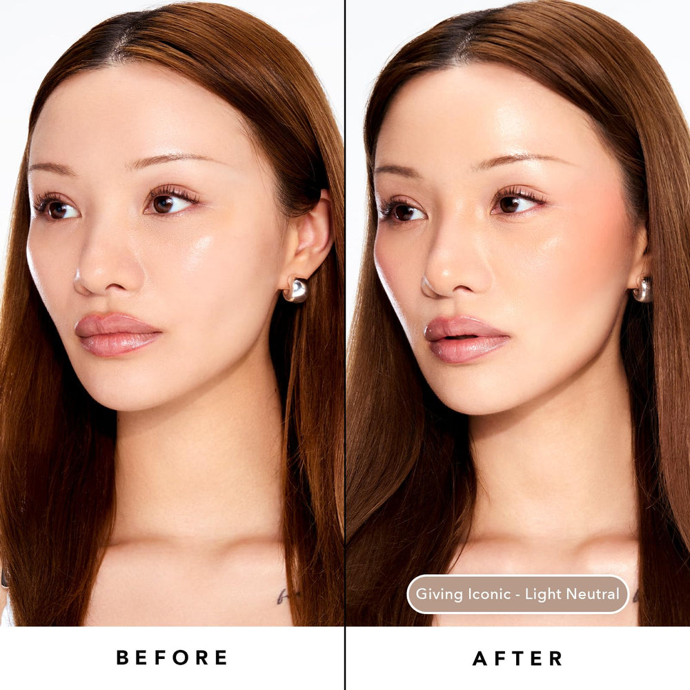 Sacheu Contour Stay-N: texture satinée qui s intègre aux bases existantes.