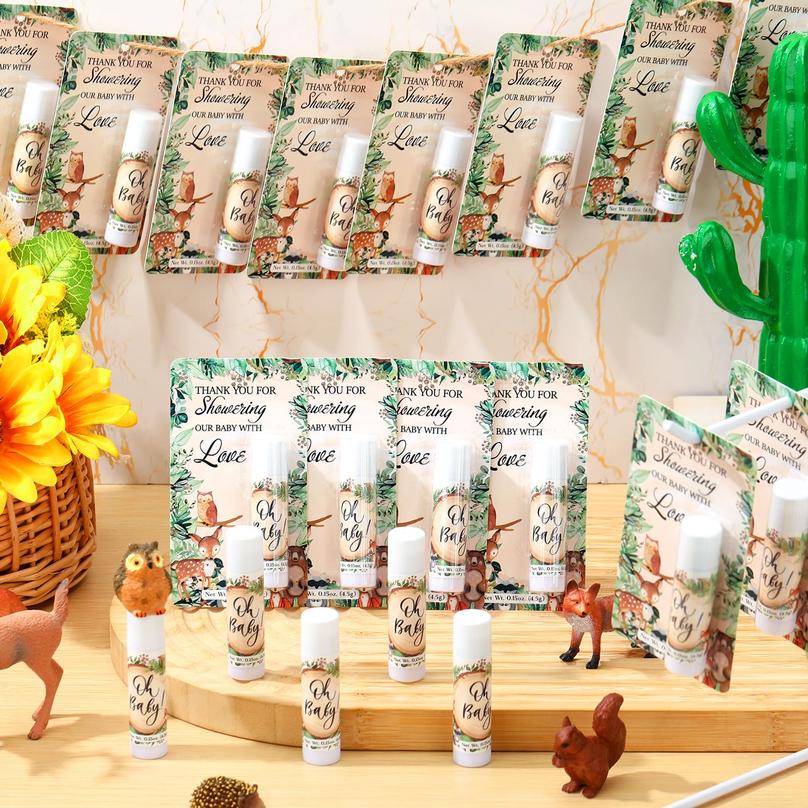 Sacubee baumes lèvres bois – emballage sur thème bois accentuant l ambiance.