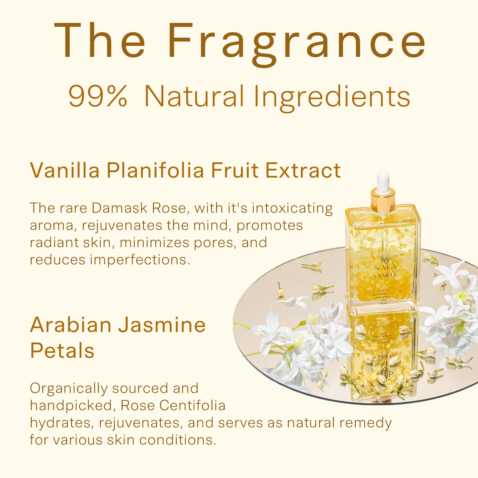 SAFA Vanillé pour diffuseur, parfum vanille et jasmin apaisant