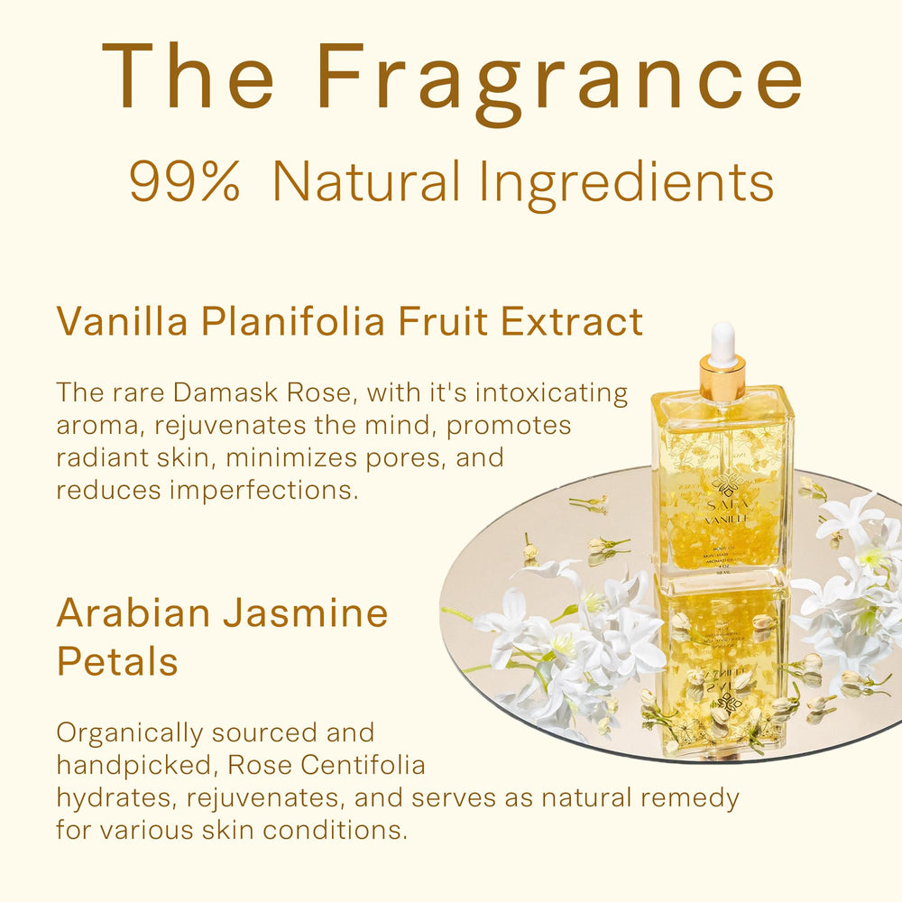 SAFA Vanillé pour diffuseur, parfum vanille et jasmin apaisant