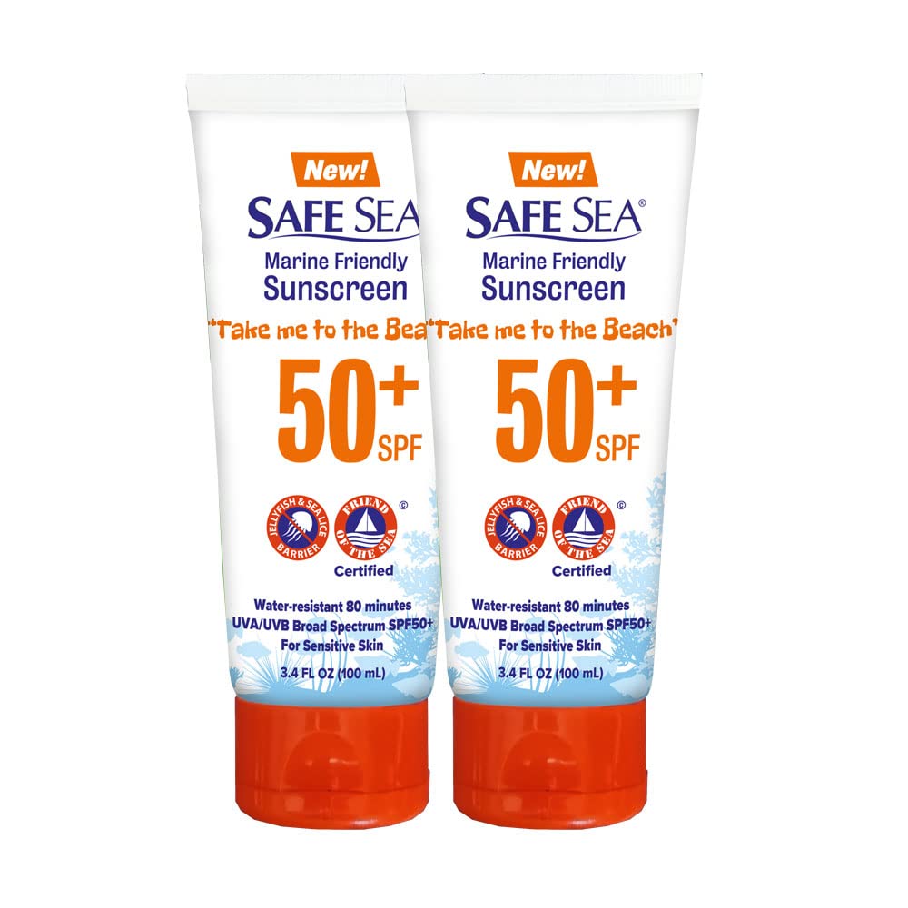SAFE SEA crème solaire SPF50 protège contre les piqûres de méduses