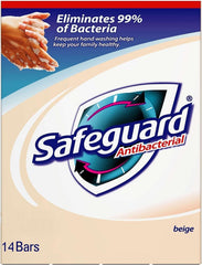 Savon Safeguard beige en ensemble prêt à l'emploi pour la douche
