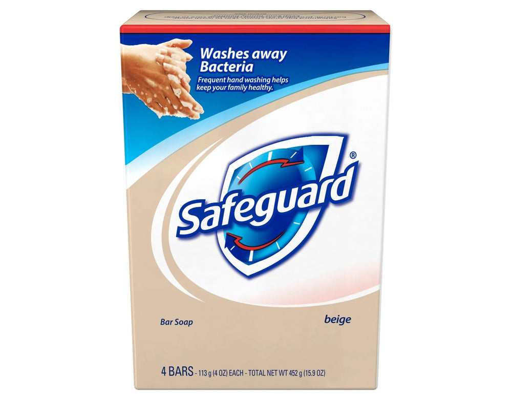 Safeguard barre antibactérienne sans parfum pour un usage quotidien.