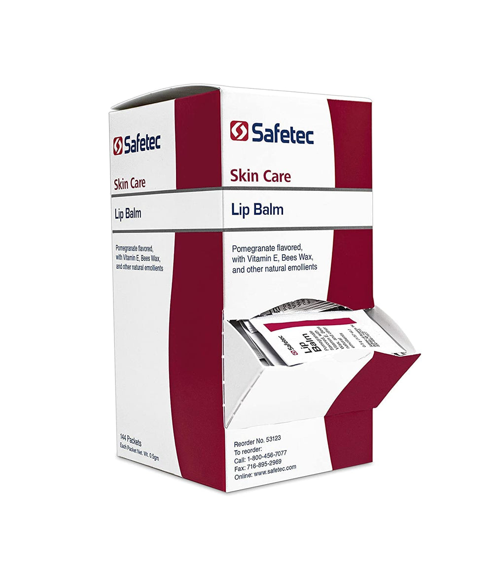 Safetec Baume Lèvres Grenade – emballage visible et hydratation immédiate.