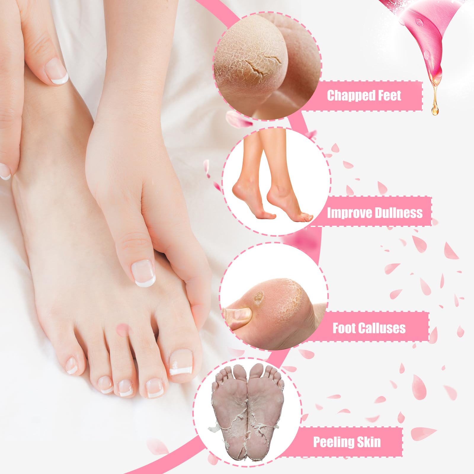 Chaussettes Sagry soins jojoba et olive pour pieds nourris.