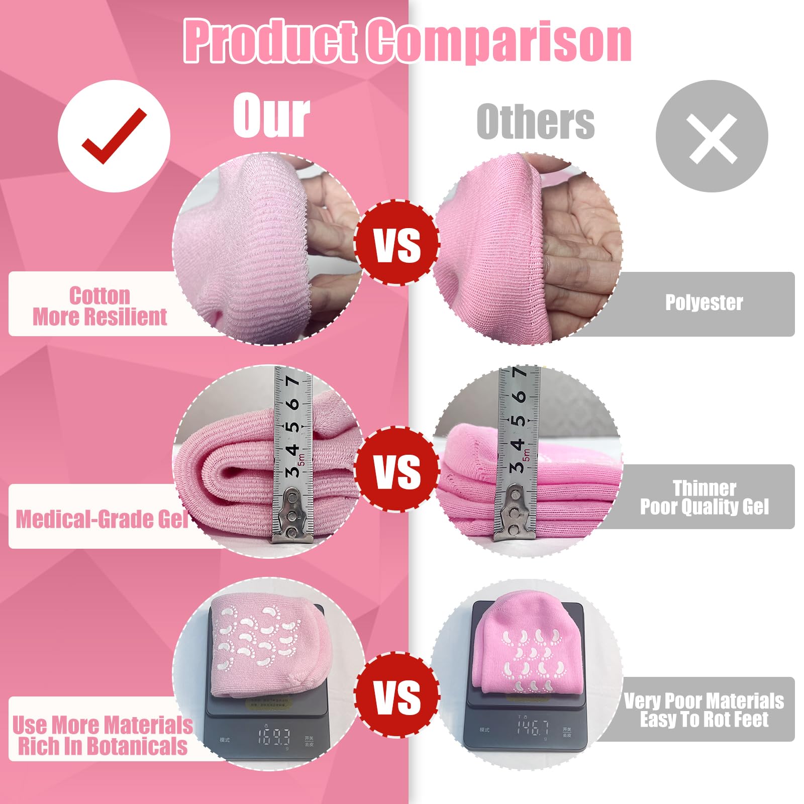 Chaussettes Sagry taille unique conviennent à la plupart des pieds.