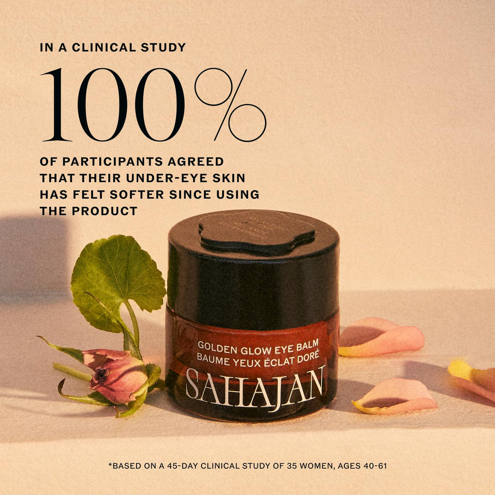 Sahajan huile de rose: hydratation apaisante et effet raffermissant autour des yeux.