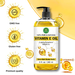 SAHAK Huile Vitamine E – application-visage pour nourrir en douceur et sans parfum