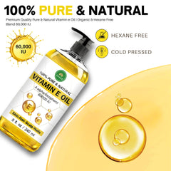 SAHAK Huile Vitamine E – goutte-sur-main pour une application précise et économique