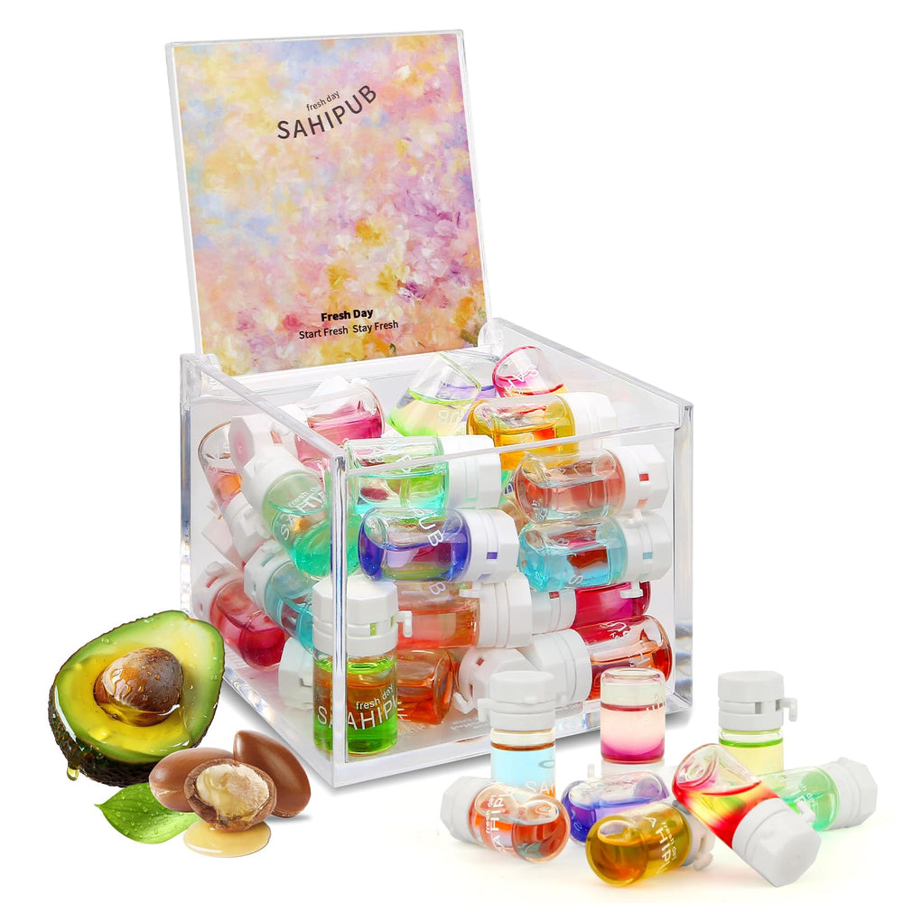 SAHIPUB Huile Parfum Cheveux: mini bouteilles pratiques pour nourrir les longueurs