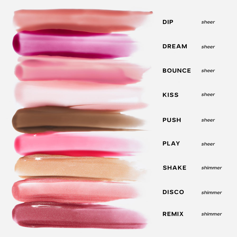Saie Glossybounce nuance lèvres subtile pour un look quotidien