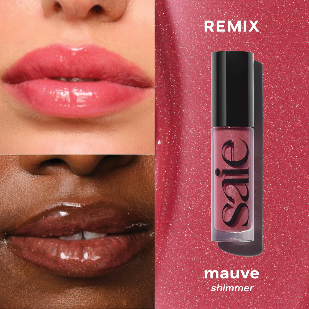 Saie GlossyBounce teinte Rose subtile pour lèvres naturelles et brillantes.
