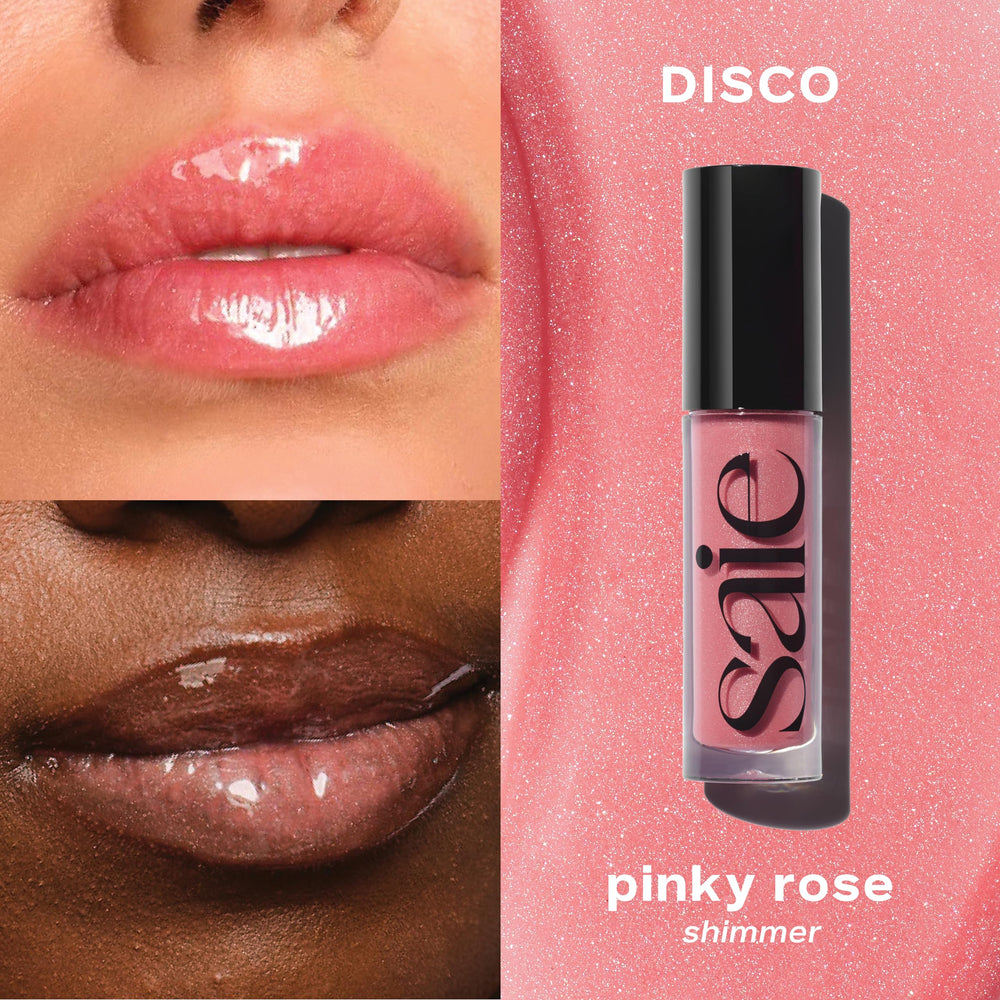 Saie Glossybounce – teinte subtile sur lèvres naturelles et brillantes