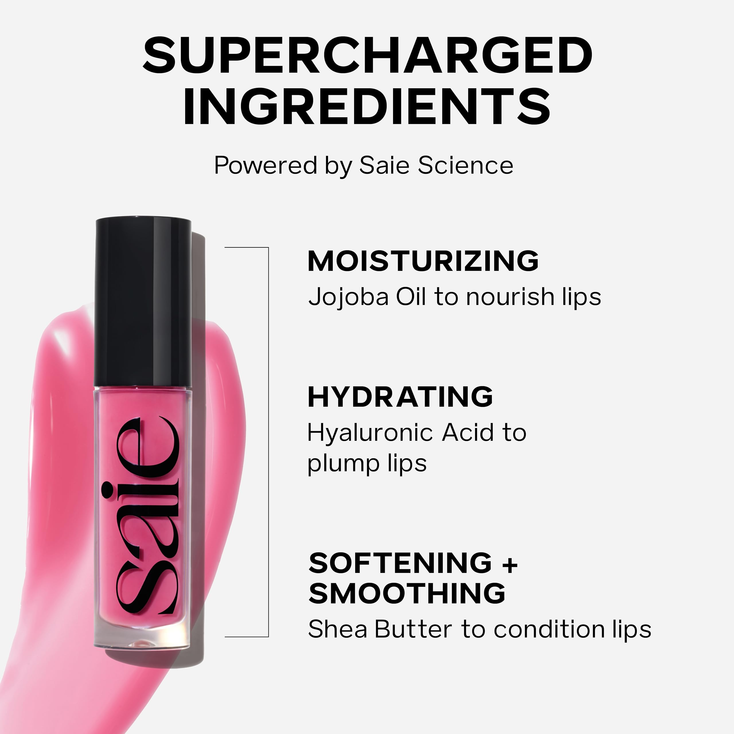 Saie Glossybounce teintes subtiles rehaussant naturellement les lèvres